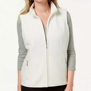 KAREN SCOTT Sport Zip-Up Zeroproof Fleece Vest